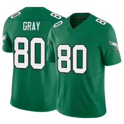 Men's Danny Gray Philadelphia Eagles No.80 Limited Kelly Alternate Vapor F.U.S.E. Jersey - Green