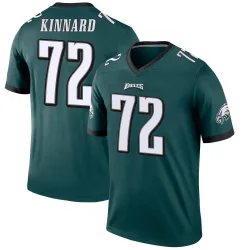 Men's Darian Kinnard Philadelphia Eagles No.72 Legend Jersey - Green