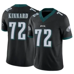 Men's Darian Kinnard Philadelphia Eagles No.72 Limited Vapor F.U.S.E. Jersey - Black