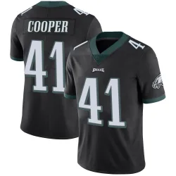Men's Darius Cooper Philadelphia Eagles No.41 Limited Alternate Vapor Untouchable Jersey - Black