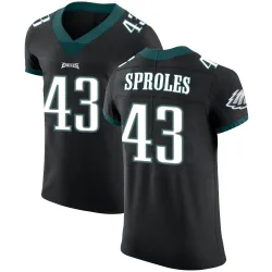 Men's Darren Sproles Philadelphia Eagles No.43 Elite Alternate Vapor Untouchable Jersey - Black