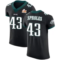 Men's Darren Sproles Philadelphia Eagles No.43 Elite Alternate Vapor Untouchable Super Bowl LIX Jersey - Black