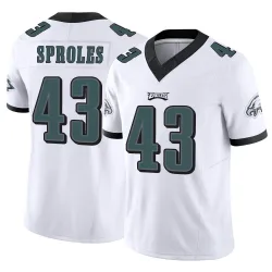Men's Darren Sproles Philadelphia Eagles No.43 Limited Vapor F.U.S.E. Jersey - White
