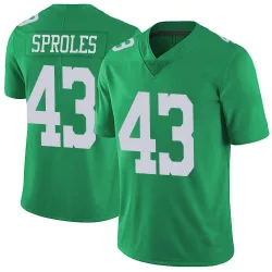 Men's Darren Sproles Philadelphia Eagles No.43 Limited Vapor Untouchable Jersey - Green