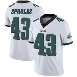 Men's Darren Sproles Philadelphia Eagles No.43 Limited Vapor Untouchable Jersey - White