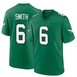 Men's DeVonta Smith Philadelphia Eagles No.6 Game Kelly Alternate Jersey - Green
