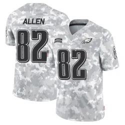 Men's Devon Allen Philadelphia Eagles No.82 Limited 2024 Salute to Service Jersey - Arctic Camo