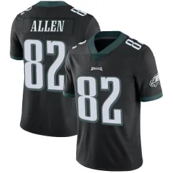 Men's Devon Allen Philadelphia Eagles No.82 Limited Alternate Vapor Untouchable Jersey - Black