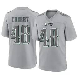 Men's Don Cherry Philadelphia Eagles No.48 Game Atmosphere Fashion Jersey - Gray