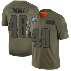 Men's Don Cherry Philadelphia Eagles No.48 Limited 2019 Salute to Service Jersey - Camo