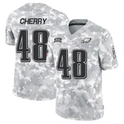 Men's Don Cherry Philadelphia Eagles No.48 Limited 2024 Salute to Service Jersey - Arctic Camo