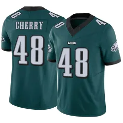 Men's Don Cherry Philadelphia Eagles No.48 Limited Vapor F.U.S.E. Jersey - Green