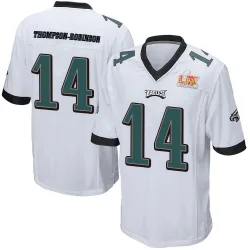 Men's Dorian Thompson-Robinson Philadelphia Eagles No.14 Game Super Bowl LIX Jersey - White