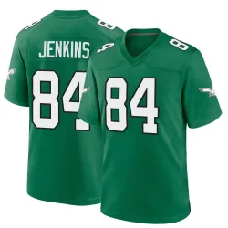Men's E.J. Jenkins Philadelphia Eagles No.84 Game Kelly Alternate Jersey - Green