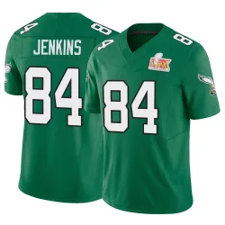 Men's E.J. Jenkins Philadelphia Eagles No.84 Limited Kelly Alternate Vapor F.U.S.E. Super Bowl LIX Jersey - Green