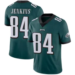 Men's E.J. Jenkins Philadelphia Eagles No.84 Limited Midnight Team Color Vapor Untouchable Jersey - Green