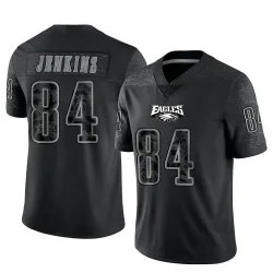 Men's E.J. Jenkins Philadelphia Eagles No.84 Limited Reflective Jersey - Black