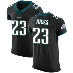 Men's Eli Ricks Philadelphia Eagles No.23 Elite Alternate Vapor Untouchable Jersey - Black
