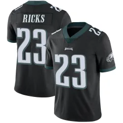 Men's Eli Ricks Philadelphia Eagles No.23 Limited Alternate Vapor Untouchable Jersey - Black