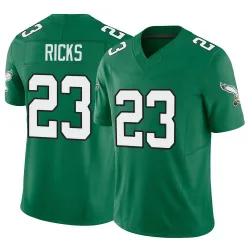 Men's Eli Ricks Philadelphia Eagles No.23 Limited Kelly Alternate Vapor F.U.S.E. Jersey - Green