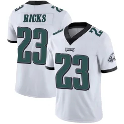 Men's Eli Ricks Philadelphia Eagles No.23 Limited Vapor Untouchable Jersey - White