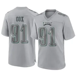 Men's Fletcher Cox Philadelphia Eagles No.91 Game Atmosphere Fashion Jersey - Gray