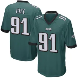 Men's Fletcher Cox Philadelphia Eagles No.91 Game Team Color Jersey - Green