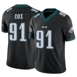Men's Fletcher Cox Philadelphia Eagles No.91 Limited Vapor F.U.S.E. Jersey - Black