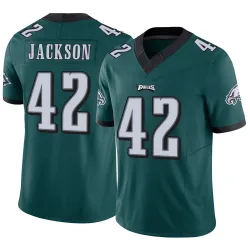 Men's Giles Jackson Philadelphia Eagles No.42 Limited Vapor F.U.S.E. Jersey - Green