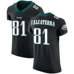 Men's Grant Calcaterra Philadelphia Eagles No.81 Elite Alternate Vapor Untouchable Jersey - Black