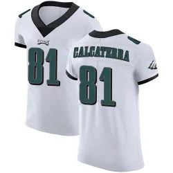 Men's Grant Calcaterra Philadelphia Eagles No.81 Elite Vapor Untouchable Jersey - White