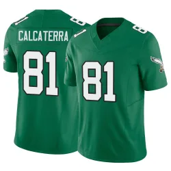 Men's Grant Calcaterra Philadelphia Eagles No.81 Limited Kelly Alternate Vapor F.U.S.E. Jersey - Green
