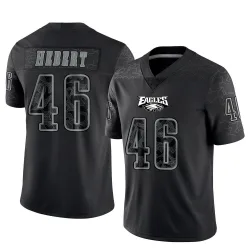 Men's Griffin Hebert Philadelphia Eagles No.46 Limited Reflective Jersey - Black