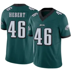 Men's Griffin Hebert Philadelphia Eagles No.46 Limited Vapor F.U.S.E. Jersey - Green