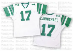 Men's Harold Carmichael Philadelphia Eagles No.17 Authentic Mitchell And Ness Throwback Jersey - White