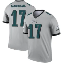 Men's Harold Carmichael Philadelphia Eagles No.17 Legend Silver Inverted Jersey