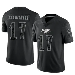 Men's Harold Carmichael Philadelphia Eagles No.17 Limited Reflective Jersey - Black