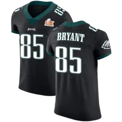 Men's Harrison Bryant Philadelphia Eagles No.85 Elite Alternate Vapor Untouchable Super Bowl LIX Jersey - Black
