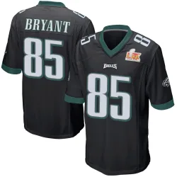 Men's Harrison Bryant Philadelphia Eagles No.85 Game Alternate Super Bowl LIX Jersey - Black