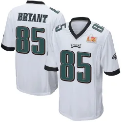 Men's Harrison Bryant Philadelphia Eagles No.85 Game Super Bowl LIX Jersey - White