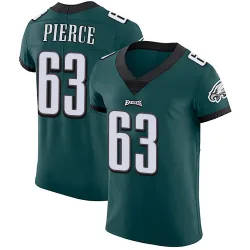 Men's Hollin Pierce Philadelphia Eagles No.63 Elite Midnight Team Color Vapor Untouchable Jersey - Green