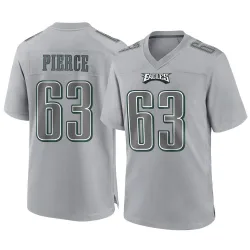 Men's Hollin Pierce Philadelphia Eagles No.63 Game Atmosphere Fashion Jersey - Gray