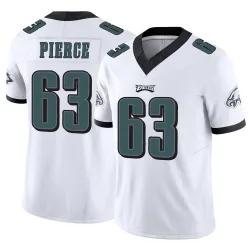 Men's Hollin Pierce Philadelphia Eagles No.63 Limited Vapor F.U.S.E. Jersey - White