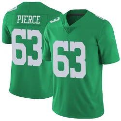 Men's Hollin Pierce Philadelphia Eagles No.63 Limited Vapor Untouchable Jersey - Green
