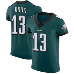 Men's Ian Book Philadelphia Eagles No.13 Elite Midnight Team Color Vapor Untouchable Jersey - Green