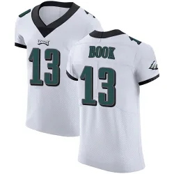 Men's Ian Book Philadelphia Eagles No.13 Elite Vapor Untouchable Jersey - White