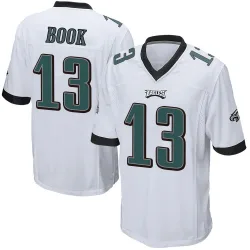 Men's Ian Book Philadelphia Eagles No.13 Game Jersey - White