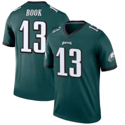 Men's Ian Book Philadelphia Eagles No.13 Legend Jersey - Green