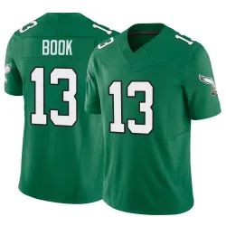 Men's Ian Book Philadelphia Eagles No.13 Limited Kelly Alternate Vapor F.U.S.E. Jersey - Green