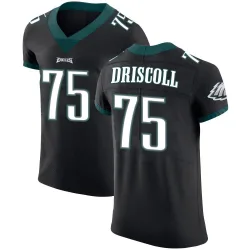 Men's Jack Driscoll Philadelphia Eagles No.75 Elite Alternate Vapor Untouchable Jersey - Black